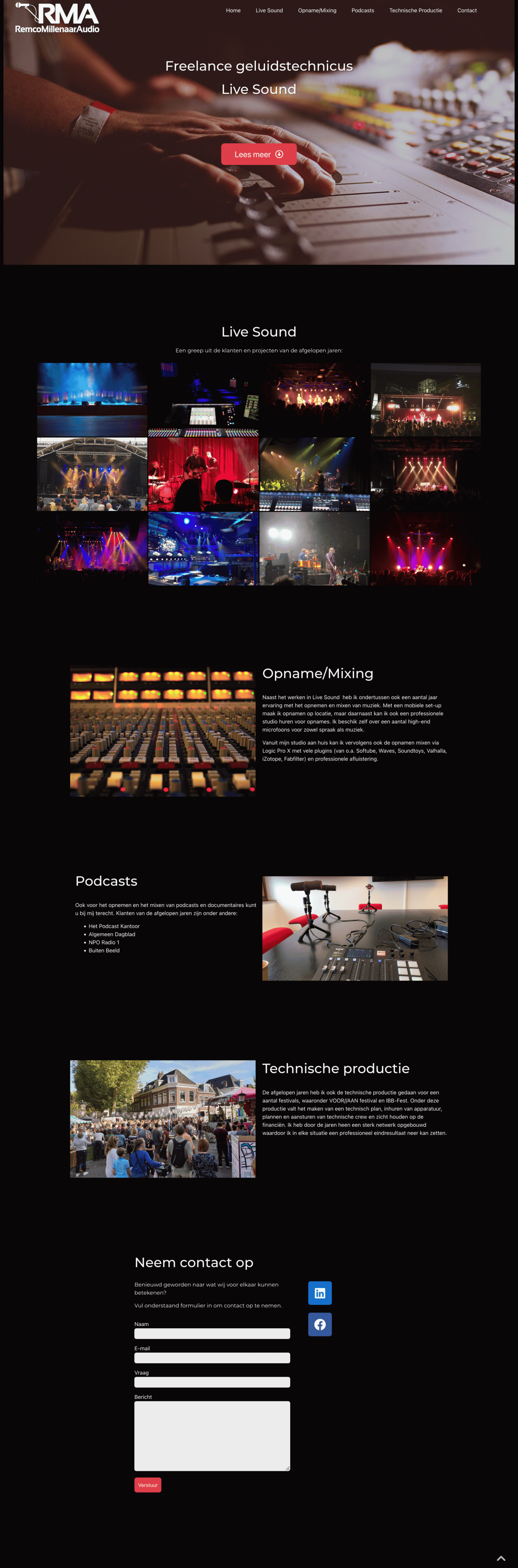 Remco Millenaar Audio screenshot
